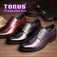 TORUS商务正装皮鞋尖头英伦男鞋真皮系带牛皮时尚潮流婚鞋秋季