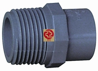 UPVC外丝直接 PVC管件 塑料外牙直接 华亚南亚外丝25（20-110）