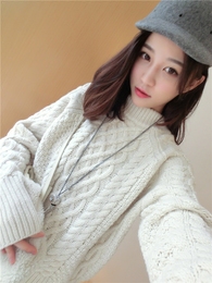 【钱夫人】CHINSTUDIO定制 本期推荐 黑白两色麻花编织毛衣