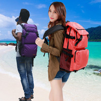 户外旅行双肩包男大容量韩版出差包女式大码旅游背包学生电脑书包