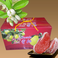 蜜柚红心柚子琯溪平和新鲜水果西柚沙田柚包邮盒装送人礼品