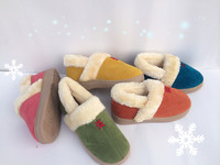 2015新款冬季男式女士居家棉拖鞋 包跟男士家居鞋加大码保暖棉鞋