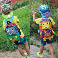 韩版机器人儿童书包幼儿园小班宝宝双肩包男童女童小孩背包小书包