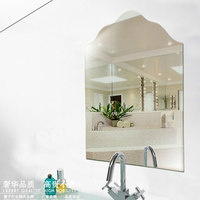 简约现代创意个性无框镜浴室镜子洗手盆前镜壁挂墙壁胶粘贴型安装