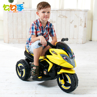 勾勾手 新款儿童电动摩托车儿童电动车三轮车电动宝宝电瓶车童车