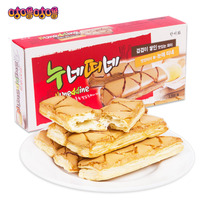 韩国进口食品休闲零食韩美禾欧式松塔饼干办公室小吃