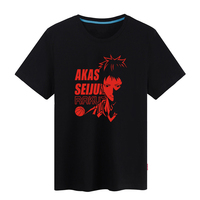 动漫黑子的篮球周边T恤短袖夏季男2016新款卡通赤司征十郎球衣T恤