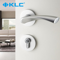 德国KLC 简约太空铝室内门锁房门实木门锁现代卧室锁具把手分体锁