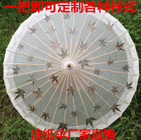 泸州原生态油纸伞厂防雨防晒一把即定各样式真实树叶伞双层油纸伞