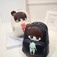 萌小希双肩包韩版小背包pu可爱卡通2015新款少女娃娃书包休闲包