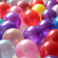 结婚布置婚房婚礼生日结婚庆气球批发10寸 韩国加厚珠光气球100个