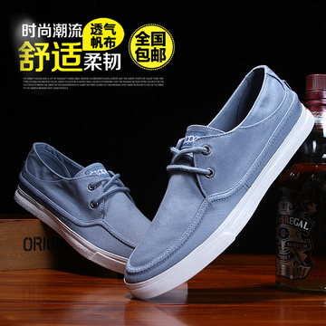 新款夏季简约中国风系带低帮轻便百搭帆布鞋男正品白色休闲鞋板鞋