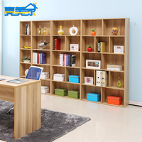 简约现代书柜书架板式简易组合置物架展示大书柜创意储物柜子书橱