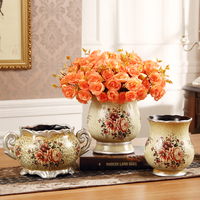 特价欧式花瓶花插复古宫廷客厅装饰摆件结婚礼品高档陶瓷创意花艺