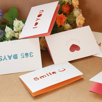 韩国创意365days精致祝福贺卡/信封/生日卡片 diy贺卡情人节贺卡