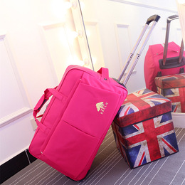 拉杆包 女行李袋手提男超大容量旅行包拉杆行李箱包24寸出差包邮