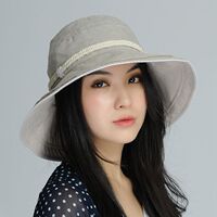 木扣防紫外线韩版夏天女士遮阳帽子凉帽大沿防晒帽时尚太阳帽折叠