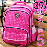 儿童书包小学生女1-2-3-4-6年级可爱女孩韩版减负书包双肩包男