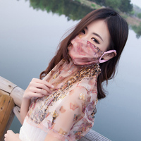 包邮2015韩国新款经典3D蝴蝶防晒口罩护颈透气防紫外线防尘口罩