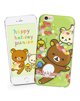 轻松熊Rilakkuma苹果6plus手机壳浮雕超薄iPhone6plus卡通保护壳