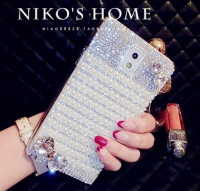 新款 三星Note3 Note4 S4 S5 手机壳 水晶水钻 镶钻 手机保护套女