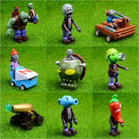 植物大战僵尸2  大战巨人僵尸博士玩具套装全套公仔玩偶 5个包邮