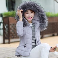 2015冬季妈妈装韩版棉衣大码修身羽绒棉服短款中年女式棉袄外套潮