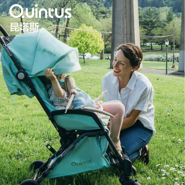德国quintus超轻便携婴儿车推车可坐可躺折叠儿童宝宝推车上飞机