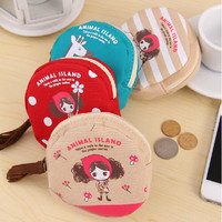 韩国可爱普拉女孩零钱包 创意拉链包小钥匙包硬币包活动礼品奖品