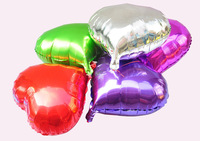 18寸心形星星铝膜气球结婚礼房间摆布置装饰用品表白铝箔气球