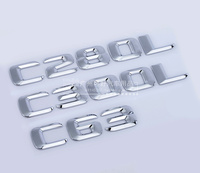 新奔驰C级改装排量升级 车标C200L C63S C260L车尾排量数字字母贴