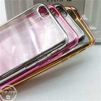 iphone6s 电镀手机壳 苹果6金边超薄 苹果6S电镀tpu手机壳