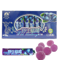大兴安岭哈天鹅牌野生蓝莓果汁 软糖 卷糖 东北特产 200g品牌软糖