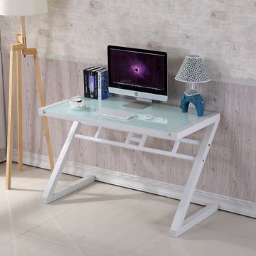 2016新款特价 钢化玻璃电脑桌 Z型台式家用简约现代钢木 包邮