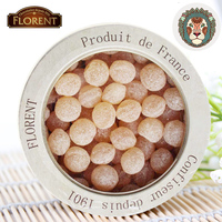 法国进口糖果Florent/费罗伦蜂蜜珍珠糖240g罐装送礼喜糖喜糖包邮