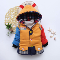 2016男宝宝冬装男童加厚棉袄外套冬季婴儿童装棉服棉衣0-1-2-3岁