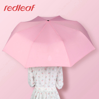 redleaf红叶雨伞三折折叠创意雨伞女文艺小清新糖果色伞韩国超轻