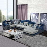 可拆洗布艺沙发组合现代简约中式转角客厅大小户型沙发三包到家