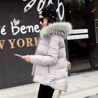 2015冬装新款加厚棉衣女短款大毛领韩版修身羽绒棉服棉袄女装外套