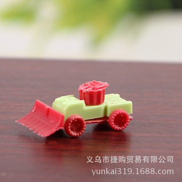 Q16散装小工程卡通汽车 塑胶模型玩具厂家批发 开业促销礼物批发