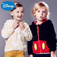 迪士尼男童女童秋冬装婴儿童小童小孩宝宝珊瑚绒毛绒卡通休闲外套