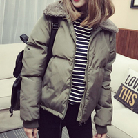韩国代购女装冬装短款棉衣外套棉袄学生韩版女款羽绒棉服2015新款