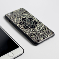 超薄潮流4.7寸iphone6S苹果6原创手机壳创意个性男女浮雕黑白软套