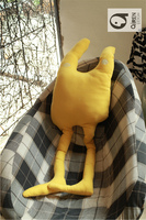 祁人原创  新品创意个性手工布艺 长腿兔抱枕M07