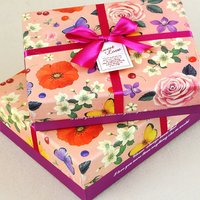 圣诞节新款礼品包装盒 红色印花礼盒 生日礼品盒子情人节礼物盒