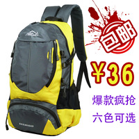 新款休闲旅游登山包双肩包女中学生男背包运动包户外旅行包行李包