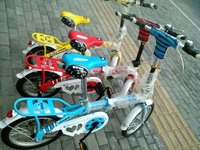 特价促销 折叠12寸 14寸 16寸自行车童车单车可装边轮学生车