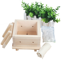 【专利产品】豆腐模具 家庭豆腐盒框模具  家庭diy 纯杉木制作