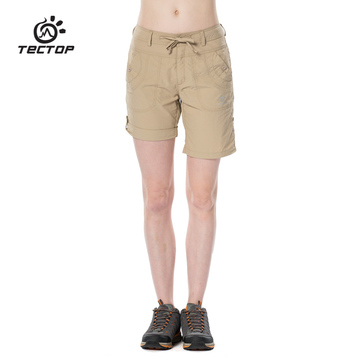 2016新款TECTOP/探拓户外运动夏季女款速干超轻短裤透气超溥登山