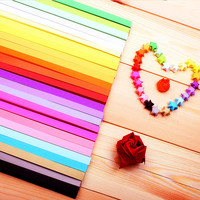 彩虹色礼物手工纸纯色折星星的纸许愿幸运星瓶折纸材料情人节